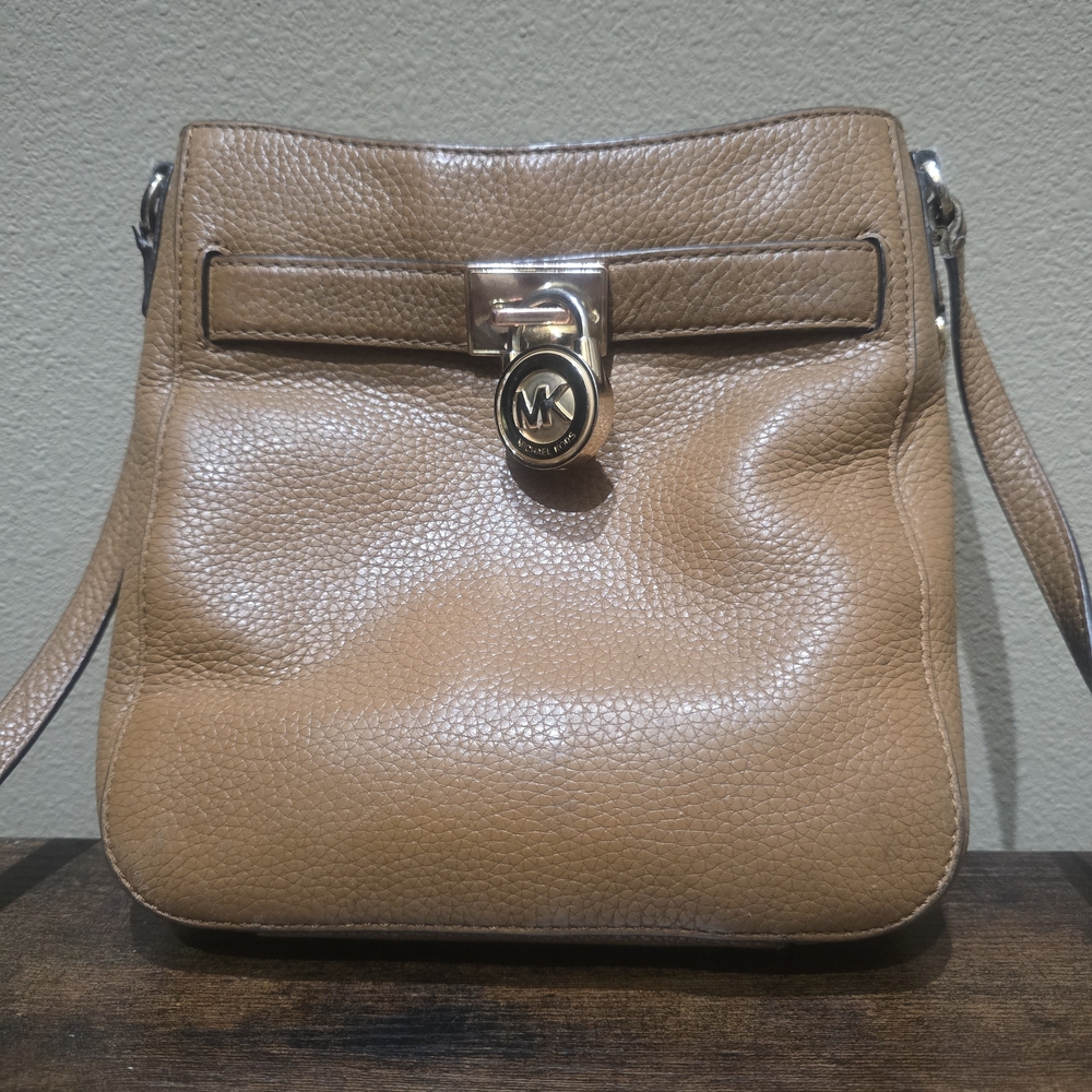 Michael Kors Tan Leather Shoulder Bag